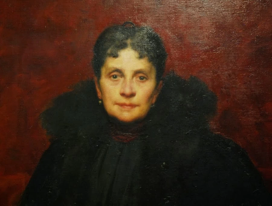 La signora Olympia Oytana Barucchi,1896 - dettaglio
